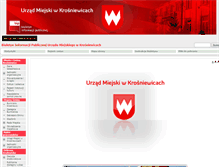 Tablet Screenshot of bip.krosniewice.pl